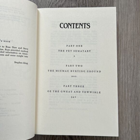 Pet Sematary Stephen King Hardcover DJ 1983 Book Club Edition BCE Doubleday - Picture 5 of 12